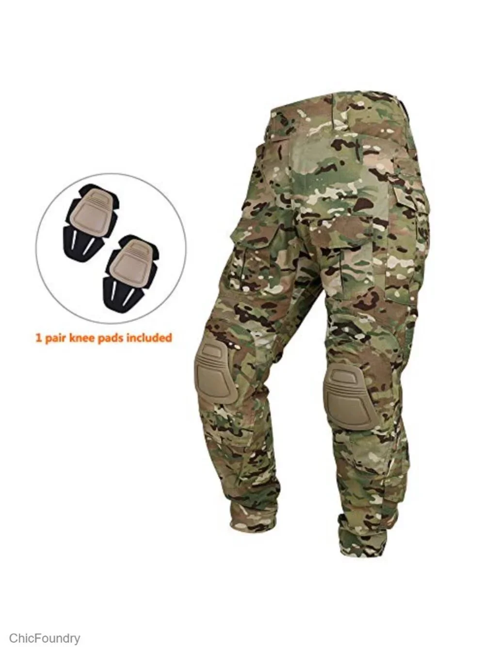 Tactical Cargo Pants with Knee Pads - 4-Way Stretch Ripstop